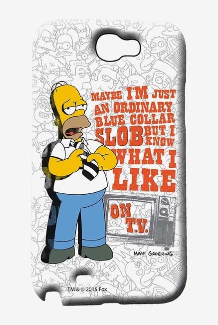 Simpsons Blue Collar Slob Case for Samsung Note 2 Simpsons Blue Collar Slob Case for Samsung Note 2