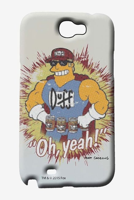 Simpsons Duff Oh Yeah Case for Samsung Note 2 Simpsons Duff Oh Yeah Case for Samsung Note 2