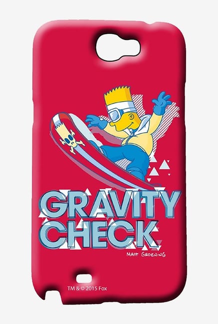 Simpsons Gravity Check Case for Samsung Note 2 Simpsons Gravity Check Case for Samsung Note 2