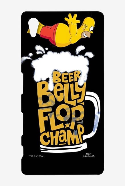 Simpsons Beer Belly Flop Champ Black Case for Sony Xperia Z5 Simpsons Beer Belly Flop Champ Black Case for Sony Xperia Z5