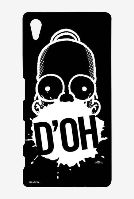 Simpsons D'OH Black Case for Sony Xperia Z5 Simpsons D'OH Black Case for Sony Xperia Z5
