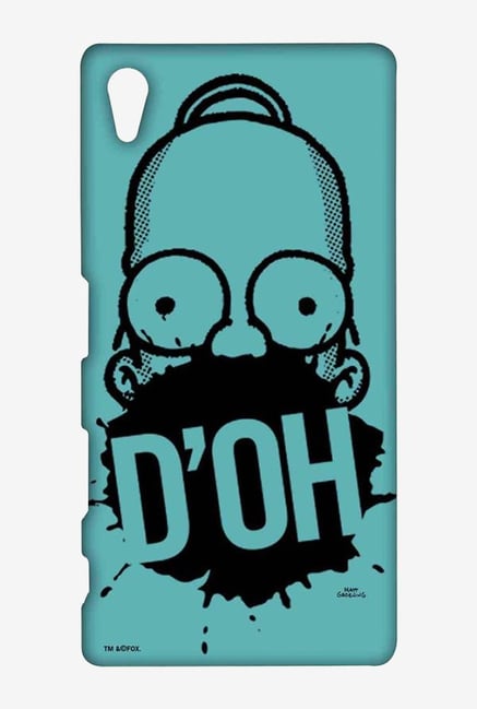 Simpsons D'OH Teal Case for Sony Xperia Z5 Simpsons D'OH Teal Case for Sony Xperia Z5
