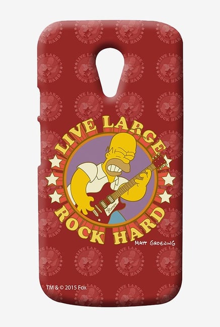 Simpsons Rock Hard Case for Moto G2 Simpsons Rock Hard Case for Moto G2