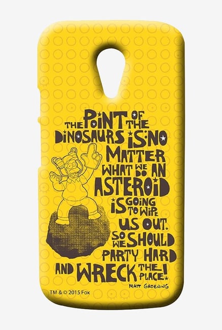 Simpsons The Dinosaur Theory Case for Moto G2 Simpsons The Dinosaur Theory Case for Moto G2