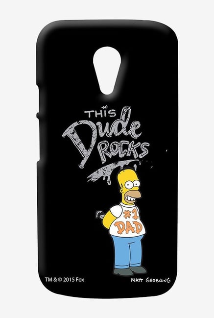 Simpsons This Dude Rocks Case for Moto G2 Simpsons This Dude Rocks Case for Moto G2