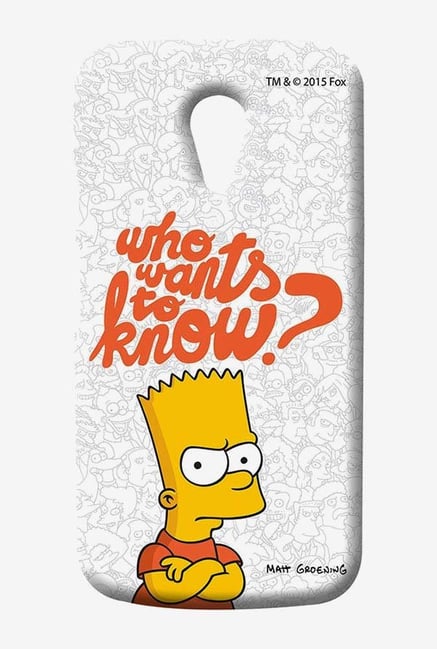 Simpsons Who Wants To Know Case for Moto G2 Simpsons Who Wants To Know Case for Moto G2