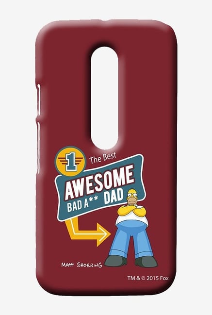Simpsons Awesome Dad Case for Moto G3 Simpsons Awesome Dad Case for Moto G3