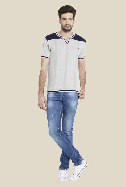 Globus Grey Short Sleeve T Shirt Globus Grey Short Sleeve T Shirt