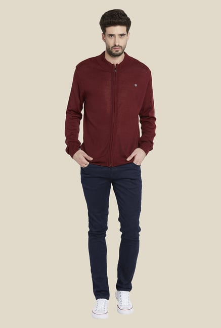 Globus Maroon Hip Pullover Jacket Globus Maroon Hip Pullover Jacket