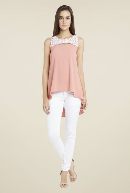 Globus Pink Lace Top Globus Pink Lace Top