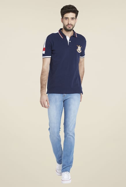 Globus Navy Short Sleeve T Shirt Globus Navy Short Sleeve T Shirt