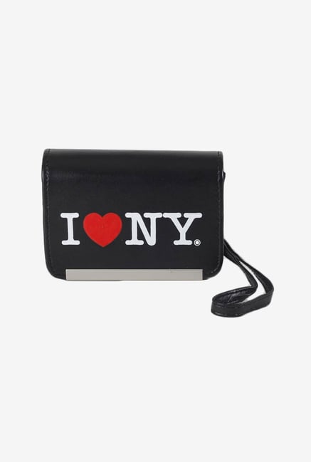 I Love NY ILNDCS86K Compact Leather Camera Case (Black) I Love NY ILNDCS86K Compact Leather Camera Case (Black)