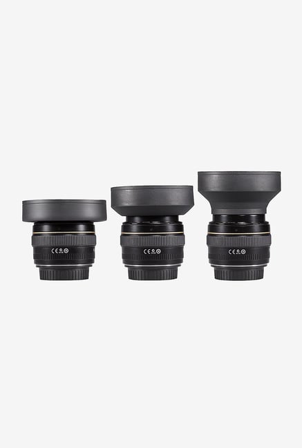 Neewer 10080194 52mm Collapsible Rubber Lens Hood (Black) Neewer 10080194 52mm Collapsible Rubber Lens Hood (Black)
