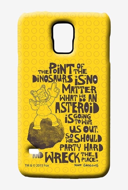 Simpsons The Dinosaur Theory Case for Samsung S5 Simpsons The Dinosaur Theory Case for Samsung S5
