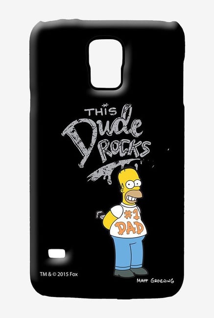Simpsons This Dude Rocks Case for Samsung S5 Simpsons This Dude Rocks Case for Samsung S5