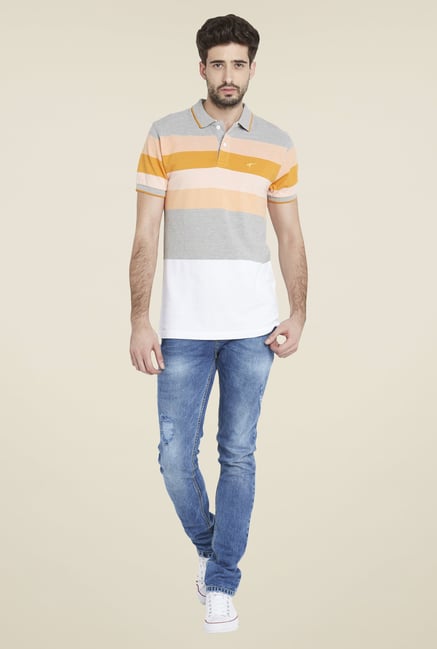 Globus Multicolor Trendy Striped Short Sleeve T Shirt Globus Multicolor Trendy Striped Short Sleeve T Shirt