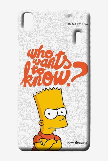Simpsons Who Wants To Know Case for Lenovo K3 Note Simpsons Who Wants To Know Case for Lenovo K3 Note