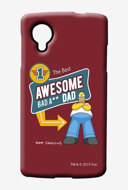 Simpsons Awesome Dad Case for LG Nexus 5 Simpsons Awesome Dad Case for LG Nexus 5