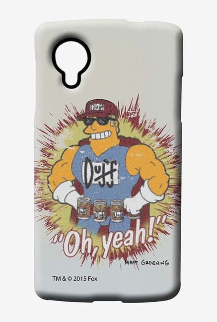 Simpsons Duff Oh Yeah Case for LG Nexus 5 Simpsons Duff Oh Yeah Case for LG Nexus 5