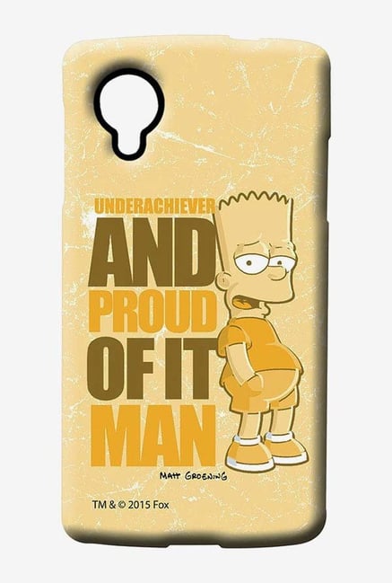 Simpsons Proud Underachiever Case for LG Nexus 5 Simpsons Proud Underachiever Case for LG Nexus 5