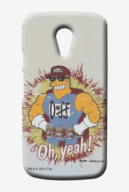 Simpsons Duff Oh Yeah Case for Moto G2 Simpsons Duff Oh Yeah Case for Moto G2