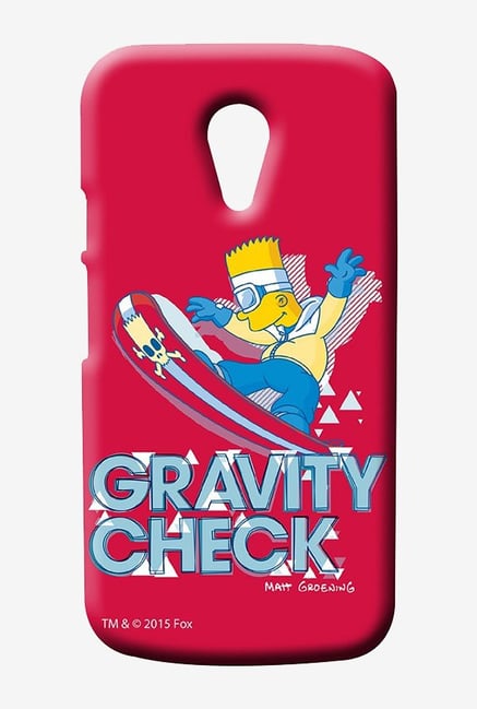 Simpsons Gravity Check Case for Moto G2 Simpsons Gravity Check Case for Moto G2