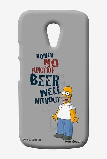 Simpsons Homers Poison Case for Moto G2 Simpsons Homers Poison Case for Moto G2