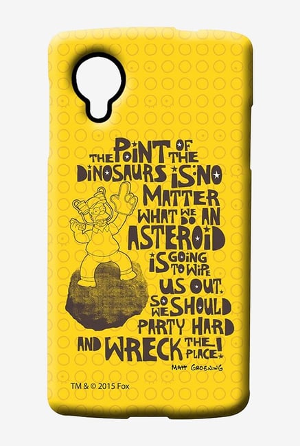Simpsons The Dinosaur Theory Case for LG Nexus 5 Simpsons The Dinosaur Theory Case for LG Nexus 5