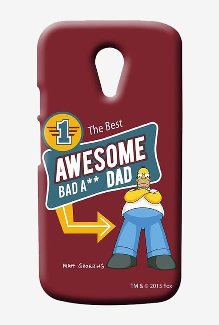 Simpsons Awesome Dad Case for Moto G2 Simpsons Awesome Dad Case for Moto G2