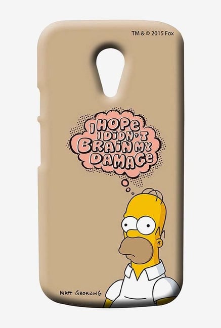 Simpsons Brain Humour Case for Moto G2 Simpsons Brain Humour Case for Moto G2