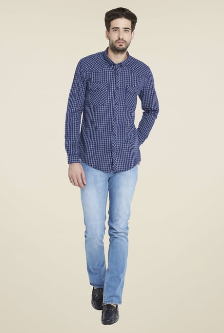 Globus Blue Checks Shirt Globus Blue Checks Shirt