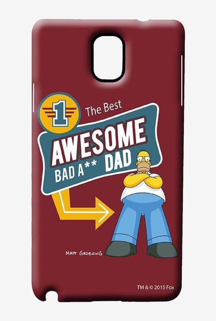 Simpsons Awesome Dad Case for Samsung Note 3 Simpsons Awesome Dad Case for Samsung Note 3