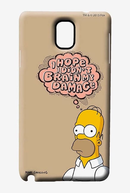 Simpsons Brain Humour Case for Samsung Note 3 Simpsons Brain Humour Case for Samsung Note 3