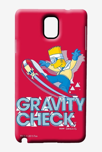 Simpsons Gravity Check Case for Samsung Note 3 Simpsons Gravity Check Case for Samsung Note 3