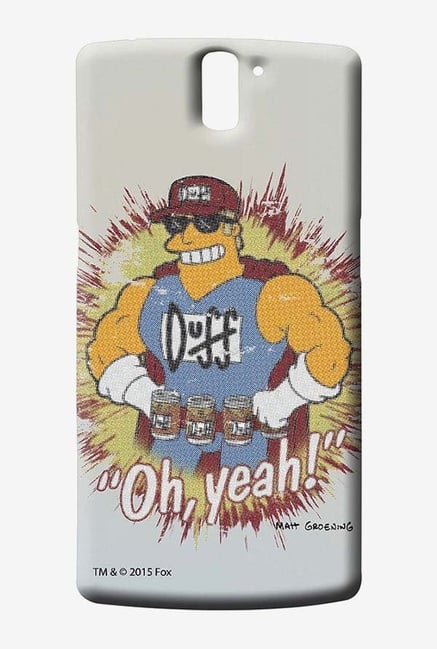 Simpsons Duff Oh Yeah Case for Oneplus One Simpsons Duff Oh Yeah Case for Oneplus One
