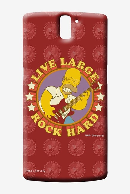 Simpsons Rock Hard Case for Oneplus One Simpsons Rock Hard Case for Oneplus One