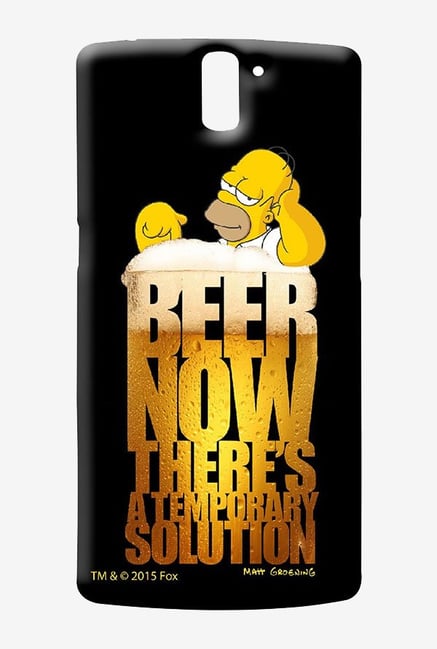 Simpsons The Beer Solution Case for Oneplus One Simpsons The Beer Solution Case for Oneplus One