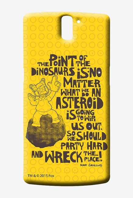 Simpsons The Dinosaur Theory Case for Oneplus One Simpsons The Dinosaur Theory Case for Oneplus One