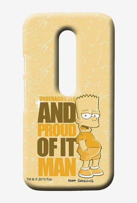 Simpsons Proud Underachiever Case for Moto G3 Simpsons Proud Underachiever Case for Moto G3