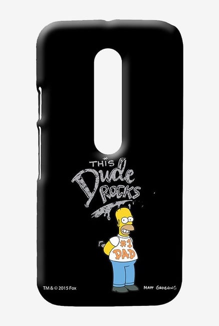 Simpsons This Dude Rocks Case for Moto G3 Simpsons This Dude Rocks Case for Moto G3
