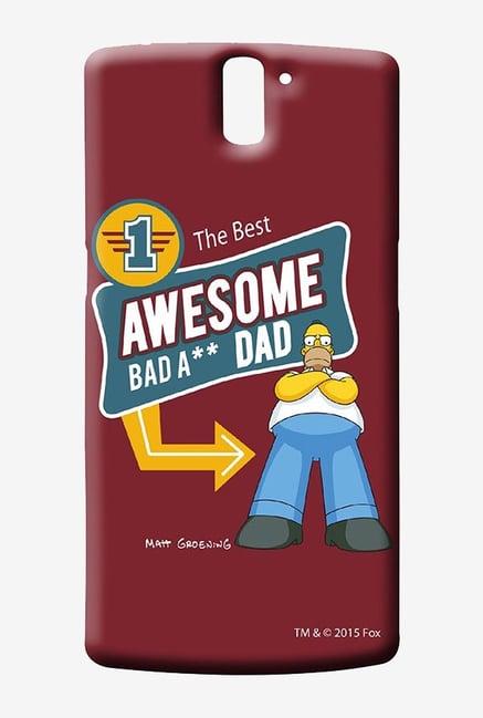 Simpsons Awesome Dad Case for Oneplus One Simpsons Awesome Dad Case for Oneplus One