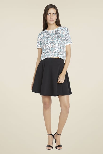 Globus Off White Printed Top Globus Off White Printed Top