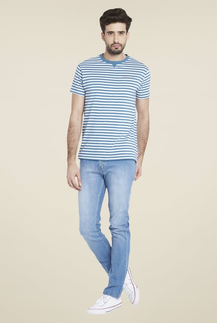 Globus Blue Striped T Shirt Globus Blue Striped T Shirt