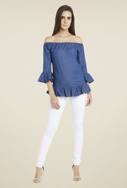 Globus Blue Solid Top Globus Blue Solid Top