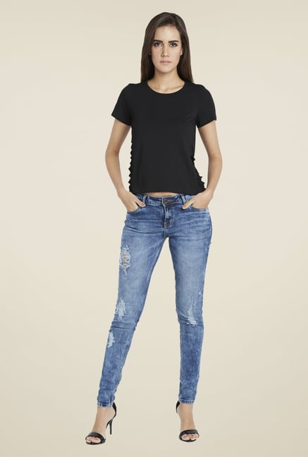 Globus Black Solid Top Globus Black Solid Top