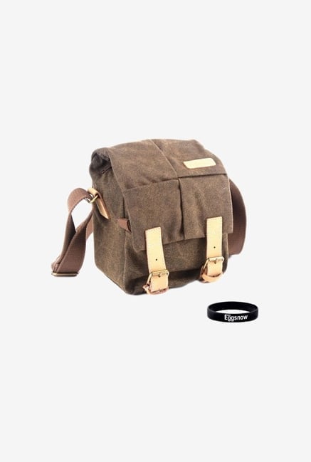 Eggsnow SLR DSLR Compact Camera Messenger Bag (Brown) Eggsnow SLR DSLR Compact Camera Messenger Bag (Brown)