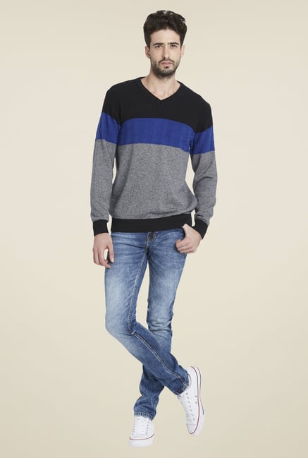 Globus Multicolor Striped Pullover Globus Multicolor Striped Pullover