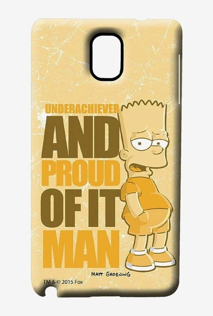 Simpsons Proud Underachiever Case for Samsung Note 3 Simpsons Proud Underachiever Case for Samsung Note 3