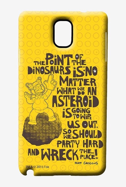 Simpsons The Dinosaur Theory Case for Samsung Note 3 Simpsons The Dinosaur Theory Case for Samsung Note 3