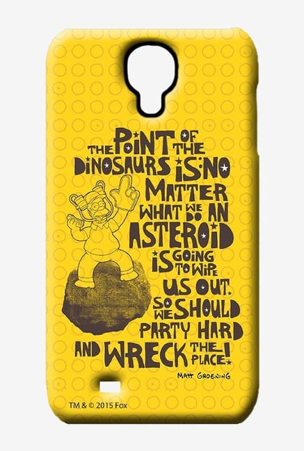 Simpsons The Dinosaur Theory Case for Samsung S4 Simpsons The Dinosaur Theory Case for Samsung S4